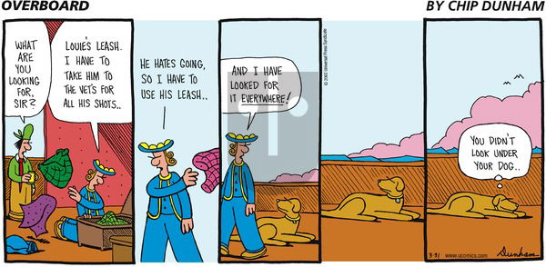 Overboard on Sunday March 31, 2002 Comic Strip