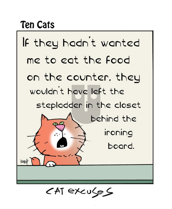 Ten Cats on Sunday April 27, 2025 Comic Strip