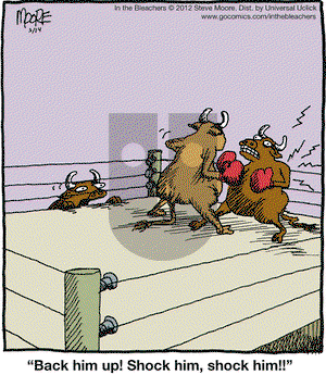 In the Bleachers on Wednesday March 14, 2012 Comic Strip