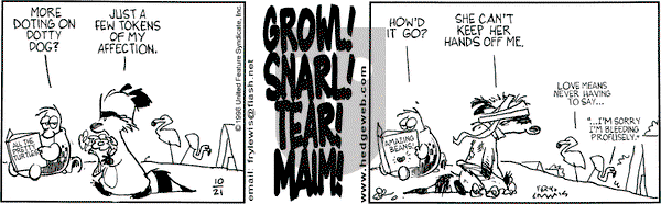 Over the Hedge on Thursday October 22, 1998 Comic Strip