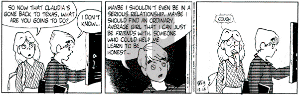 Luann on Sunday December 16, 2001 Comic Strip