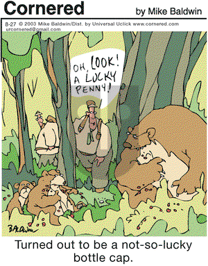 Cornered on Saturday August 27, 2011 Comic Strip