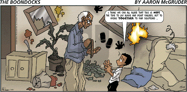 The Boondocks on Sunday January 1, 2012 Comic Strip