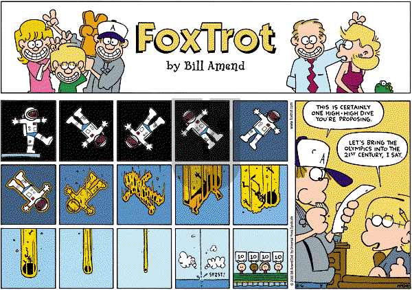 FoxTrot on Sunday August 6, 2000 Comic Strip