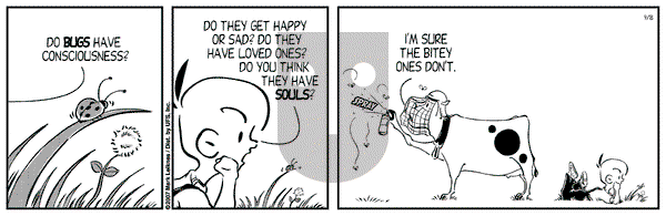 Cow and Boy Classics on Tuesday September 18, 2007 Comic Strip