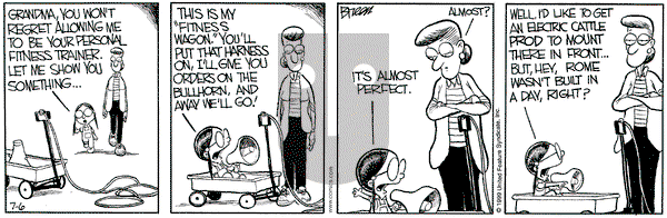 Grand Avenue on Sunday September 5, 1999 Comic Strip
