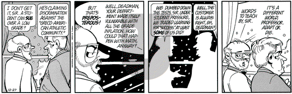 Doonesbury on Monday December 27, 1993 Comic Strip