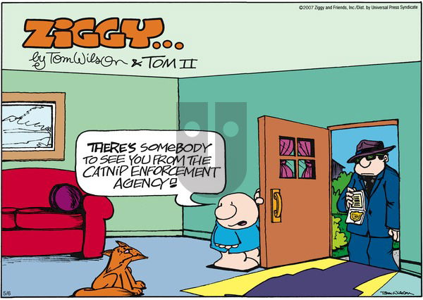 Ziggy on Sunday May 6, 2007 Comic Strip