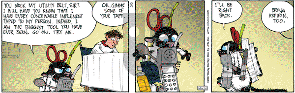 Get Fuzzy on Friday February 2, 2007 Comic Strip