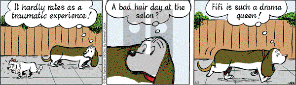 Fred Basset on Wednesday August 3, 2016 Comic Strip