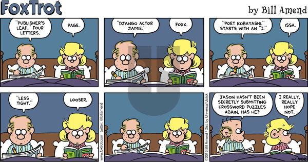 FoxTrot on Sunday October 9, 2016 Comic Strip