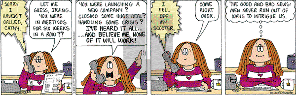 Cathy Classics on Sunday January 21, 2001 Comic Strip
