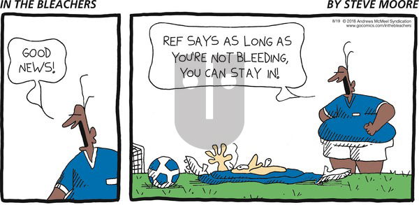 In the Bleachers on Sunday August 19, 2018 Comic Strip