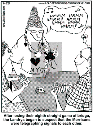 Close to Home on Friday July 23, 1999 Comic Strip