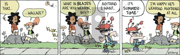 Wallace the Brave on Monday July 28, 2025 Comic Strip