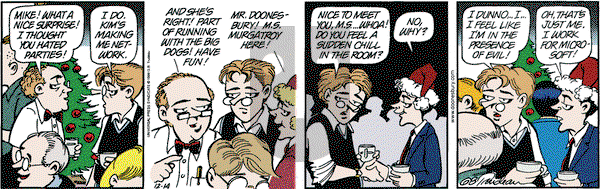 Doonesbury on Tuesday December 14, 1999 Comic Strip