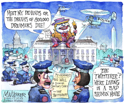 Matt Wuerker on Wednesday October 11, 2017 Comic Strip