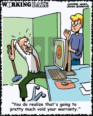 Working Daze on Friday September 27, 2002 Comic Strip