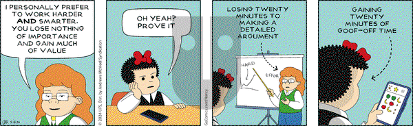 Nancy - Saturday May 18, 2024 Comic Strip