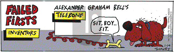 Frank and Ernest on Wednesday January 14, 2004 Comic Strip