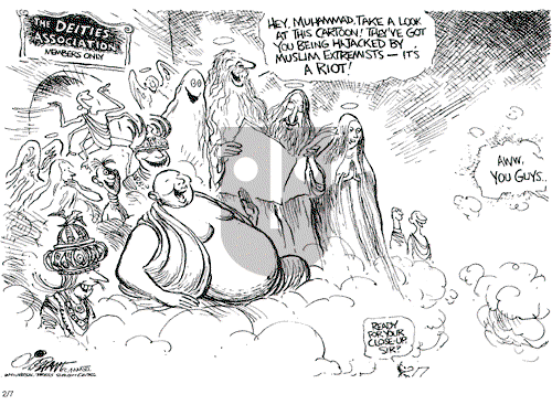 Pat Oliphant on Tuesday February 7, 2006 Comic Strip