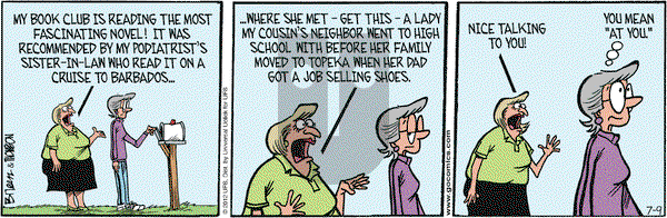 Grand Avenue on Monday July 9, 2012 Comic Strip