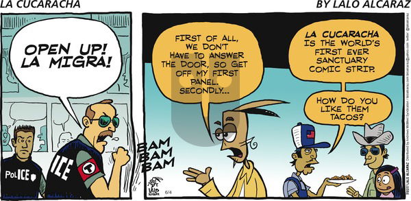 La Cucaracha on Sunday June 4, 2017 Comic Strip