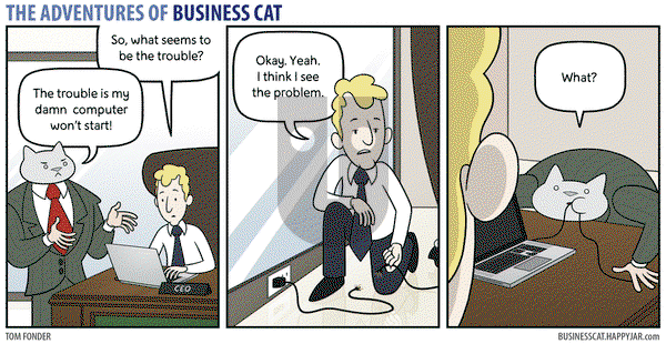 The Adventures of Business Cat on Thursday December 3, 2020 Comic Strip