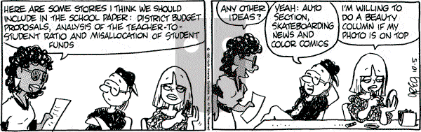 Luann on Friday October 5, 1990 Comic Strip