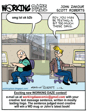 Working Daze on Monday January 12, 2009 Comic Strip