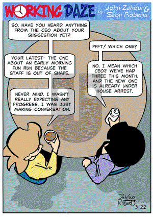 Working Daze - Friday March 22, 2024 Comic Strip