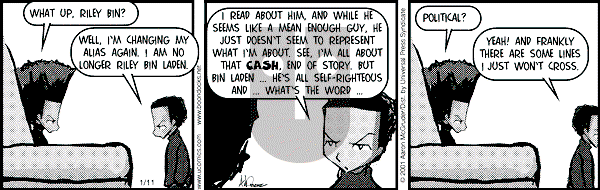The Boondocks on Thursday August 14, 2008 Comic Strip