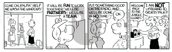 Drabble on Tuesday February 20, 2007 Comic Strip