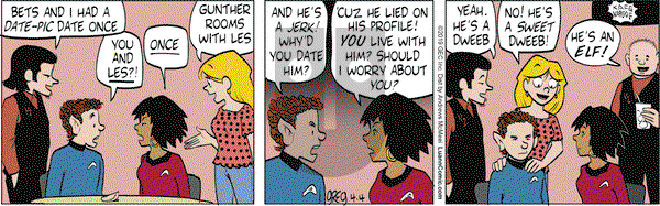 Luann on Thursday April 4, 2019 Comic Strip