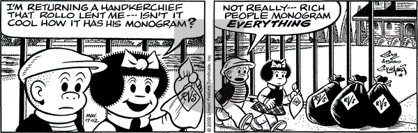 Nancy on Friday May 17, 2002 Comic Strip
