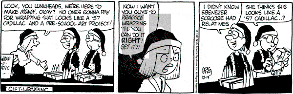 Luann on Thursday December 19, 1991 Comic Strip