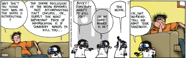 Get Fuzzy on Friday October 8, 2010 Comic Strip