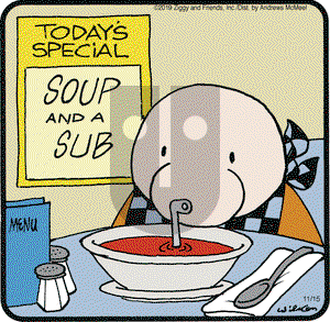 Ziggy on Friday November 15, 2019 Comic Strip