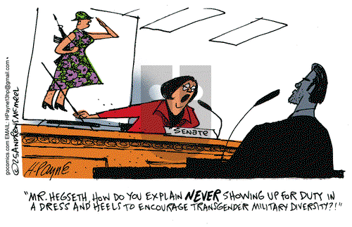 Henry Payne on Wednesday January 15, 2025 Comic Strip