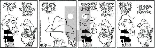 FoxTrot on Tuesday November 7, 1989 Comic Strip