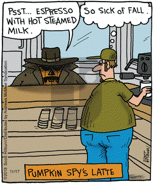 The Argyle Sweater on Saturday November 17, 2018 Comic Strip