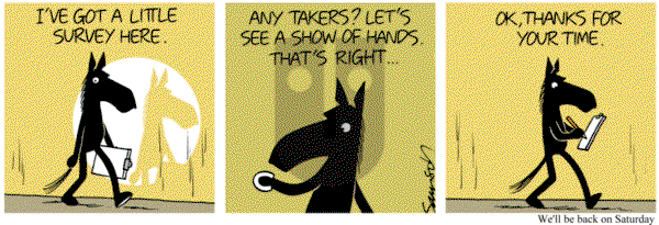 Dark Side of the Horse on Thursday December 18, 2014 Comic Strip