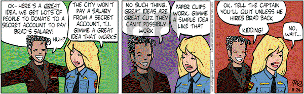 Luann on Thursday November 24, 2011 Comic Strip