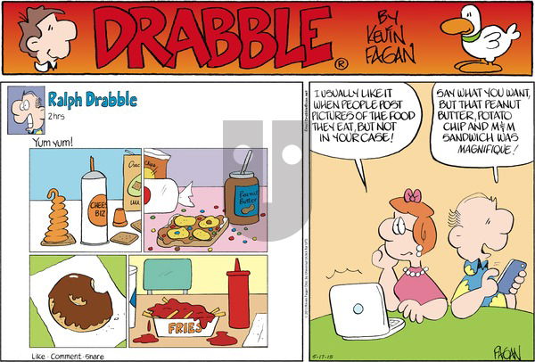 Drabble on Sunday May 17, 2015 Comic Strip