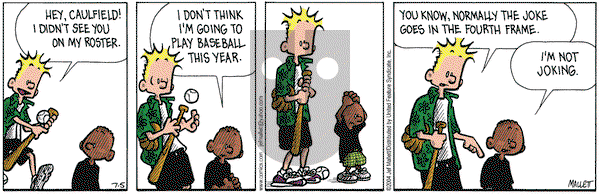 Frazz on Monday July 5, 2004 Comic Strip