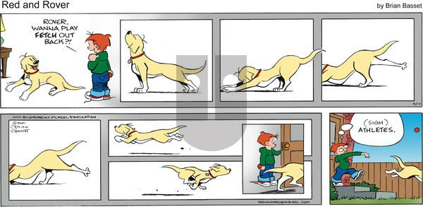 Red and Rover on Sunday March 14, 2021 Comic Strip