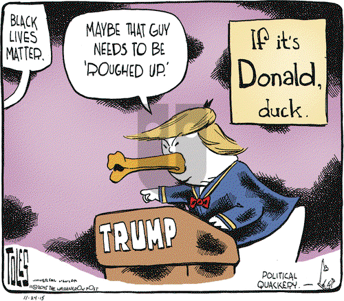 Tom Toles on Tuesday November 24, 2015 Comic Strip