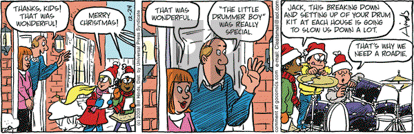 Cleats on Wednesday December 24, 2008 Comic Strip