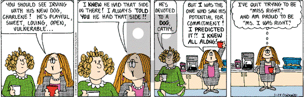 Cathy Classics - Tuesday November 28, 2000 Comic Strip