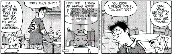 Get Fuzzy on Tuesday January 22, 2002 Comic Strip